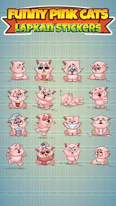 Emulate iPhone app Sticker me: Funny Pink Cat using MyAndroid Emulate iPhone app Sticker me: Funny Pink Cat using MyAndroid