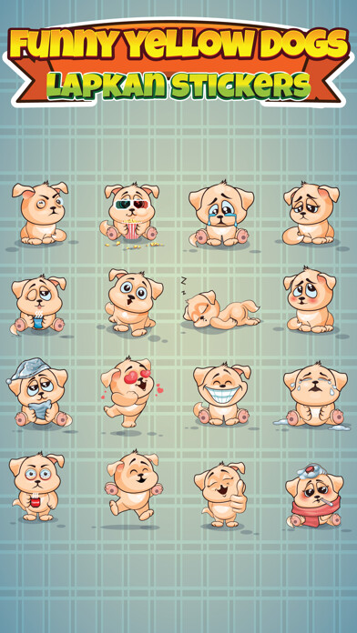Emulate iPhone app Sticker me: Funny Yellow Dog using MyAndroid Emulate iPhone app Sticker me: Funny Yellow Dog using MyAndroid