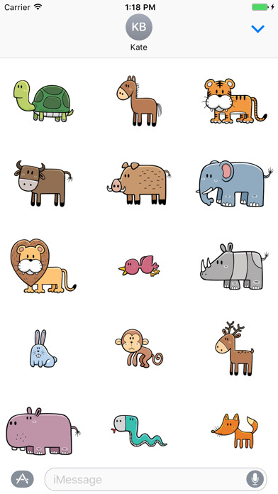 Emulate iPhone app Sticker Me: Lovely Animals using MyAndroid Emulate iPhone app Sticker Me: Lovely Animals using MyAndroid