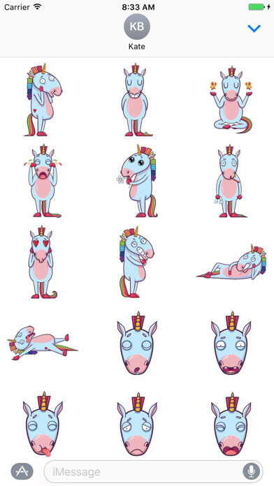Emulate iPhone app Sticker Me: Unicorn Character using MyAndroid Emulate iPhone app Sticker Me: Unicorn Character using MyAndroid