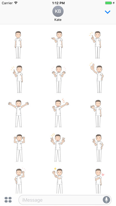 Emulate iPhone app Sticker Me: White Male Nurse using MyAndroid Emulate iPhone app Sticker Me: White Male Nurse using MyAndroid