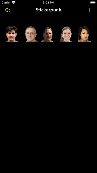 Emulate iPhone app Stickerpunk: Telegram Stickers using MyAndroid