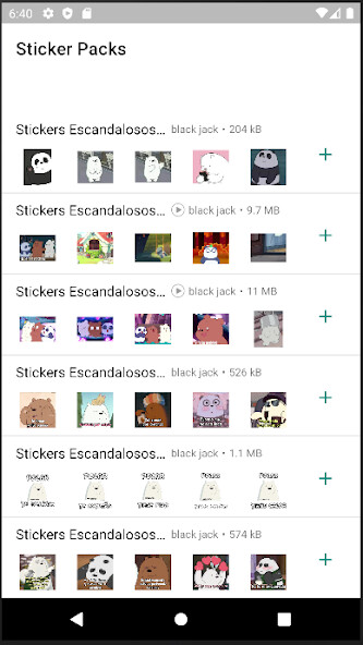 Run android online APK Stickers de Escandalosos from MyAndroid or emulate Stickers de Escandalosos using MyAndroid