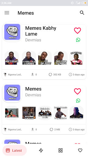 Run android online APK Stickers de memes español from MyAndroid or emulate Stickers de memes español using MyAndroid