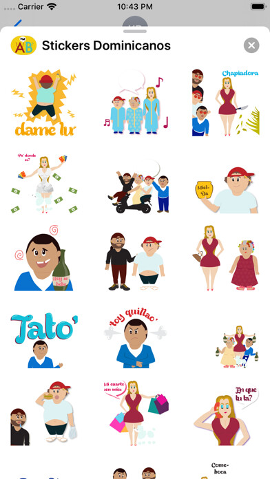 Emulate iPhone app Stickers Dominicanos using MyAndroid Emulate iPhone app Stickers Dominicanos using MyAndroid