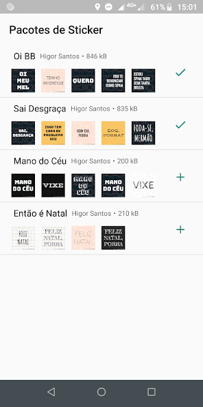 Run android online APK Stickers do Sua Mensagem from MyAndroid or emulate Stickers do Sua Mensagem using MyAndroid