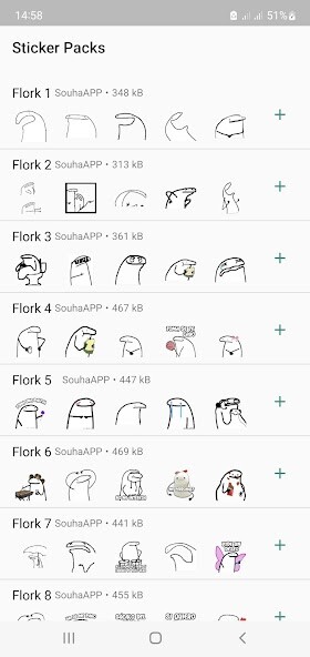 Run android online APK Stickers Flork from MyAndroid or emulate Stickers Flork using MyAndroid