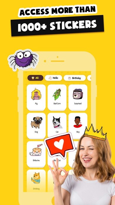 Emulate iPhone app Stickers Funny of Meme & Emoji using MyAndroid Emulate iPhone app Stickers Funny of Meme & Emoji using MyAndroid