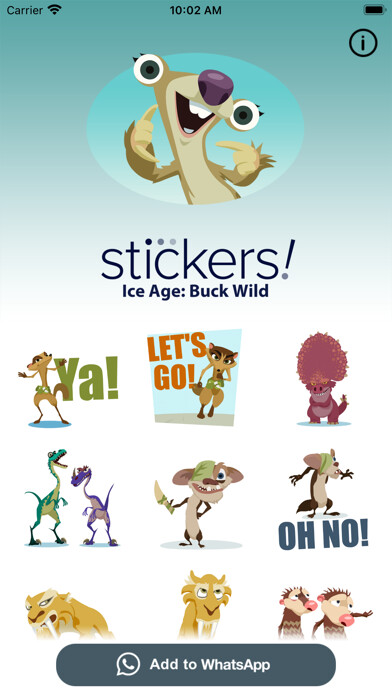 Emulate iPhone app Stickers: Ice Age Buck Wild using MyAndroid Emulate iPhone app Stickers: Ice Age Buck Wild using MyAndroid