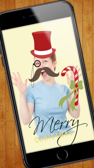 Emulate iPhone app Stickers of Christmas – Photo editor & funny icons using MyAndroid Emulate iPhone app Stickers of Christmas – Photo editor & funny icons using MyAndroid