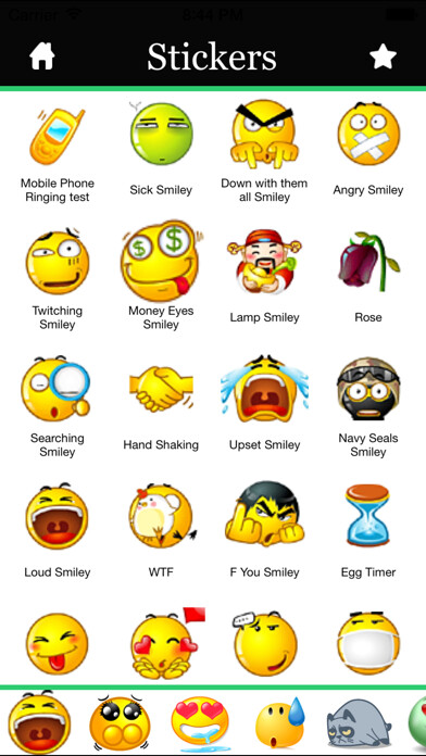 Emulate iPhone app Stickers Packs using MyAndroid