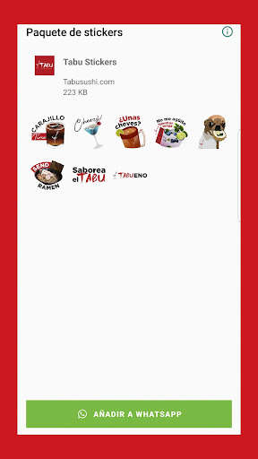 Run android online APK Stickers Tabu Sushi from MyAndroid or emulate Stickers Tabu Sushi using MyAndroid Run android online APK Stickers Tabu Sushi from MyAndroid or emulate Stickers Tabu Sushi using MyAndroid