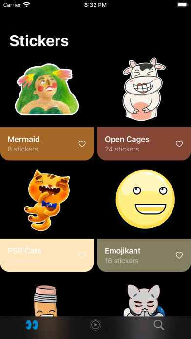 Emulate iPhone app Stickers - Telegram Stickers using MyAndroid
