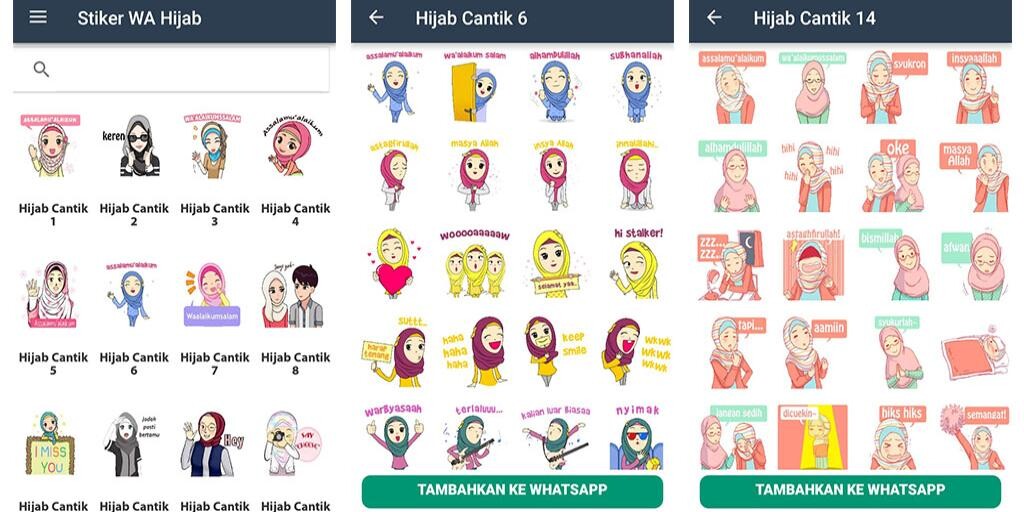 Run android online APK Sticker WA Hijab Muslim Islam Cantik WAStickerApps from MyAndroid or emulate Sticker WA Hijab Muslim Islam Cantik WAStickerApps using MyAndroid