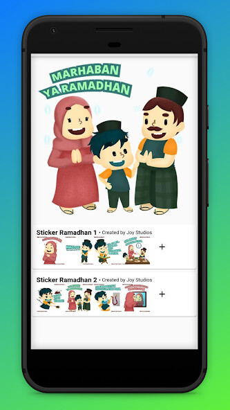 Run android online APK Sticker WA Ramadhan Lucu WAStickerApps from MyAndroid or emulate Sticker WA Ramadhan Lucu WAStickerApps using MyAndroid