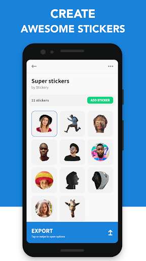 Run android online APK Stickery - Sticker maker for WhatsApp and Telegram from MyAndroid or emulate Stickery - Sticker maker for WhatsApp and Telegram using MyAndroid