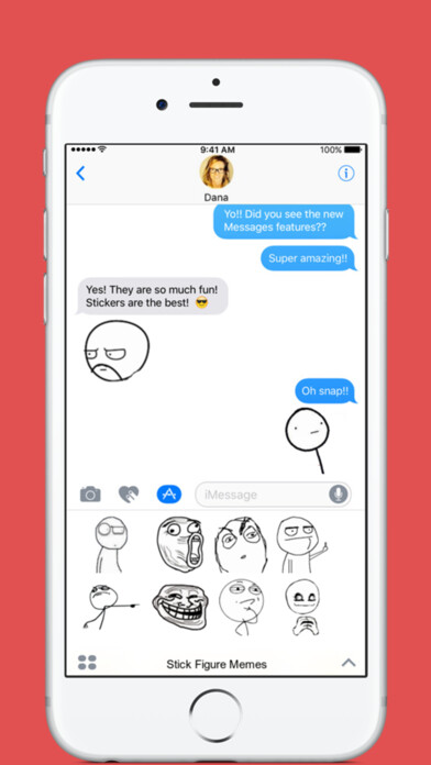 Emulate iPhone app Stick Figure Memes stickers by Johnnymcdonald1 using MyAndroid Emulate iPhone app Stick Figure Memes stickers by Johnnymcdonald1 using MyAndroid