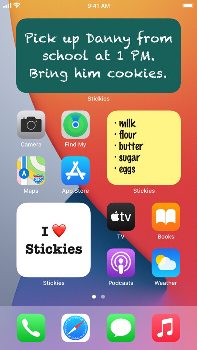 Emulate iPhone app Stickies - Sticky Notes Widget using MyAndroid Emulate iPhone app Stickies - Sticky Notes Widget using MyAndroid