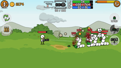 Emulate iPhone app Stickman And Gun2 using MyAndroid