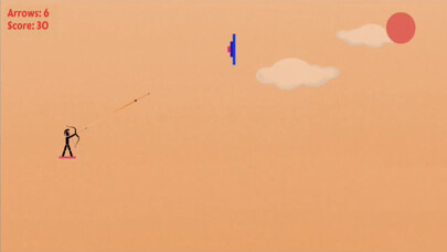Emulate iPhone app Stickman Archery Light using MyAndroid