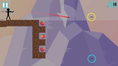 Emulate iPhone app StickMan Arrow Challenge Shoot using MyAndroid