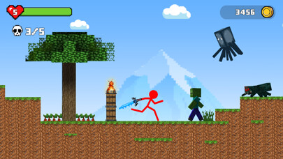 Emulate iPhone app Stickman Battle in Craft World using MyAndroid Emulate iPhone app Stickman Battle in Craft World using MyAndroid