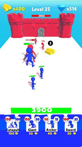 Run android online APK Stickman Clash 3D - Epic Castle Clash from MyAndroid or emulate Stickman Clash 3D - Epic Castle Clash using MyAndroid