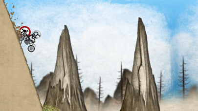 Emulate iPhone app Stickman Downhill - Motocross using MyAndroid