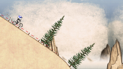Emulate iPhone app Stickman Downhill using MyAndroid