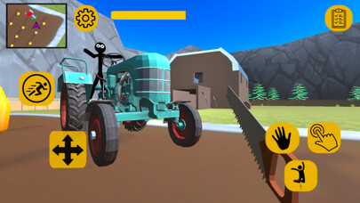 Emulate iPhone app Stickman Escape. Farm Neighbor using MyAndroid
