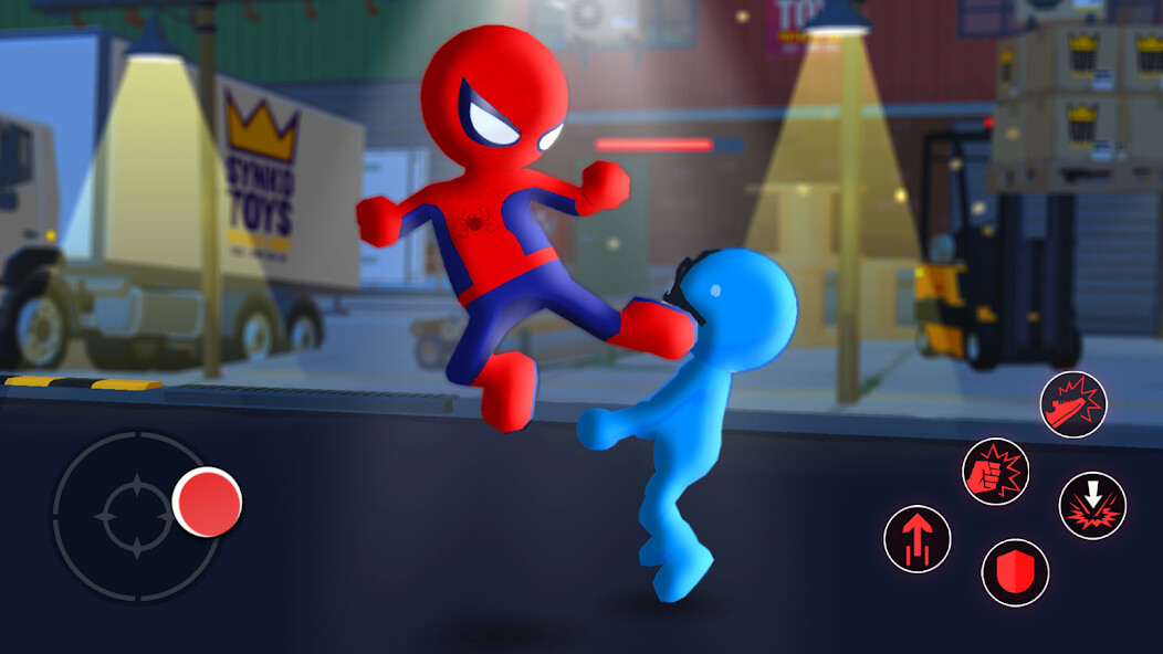 Run android online APK Stickman Fighter: Spider Hero from MyAndroid or emulate Stickman Fighter: Spider Hero using MyAndroid