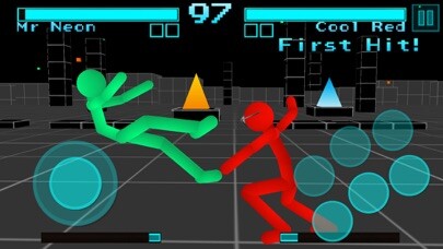 Emulate iPhone app Stickman Fight: Neon Warriors using MyAndroid