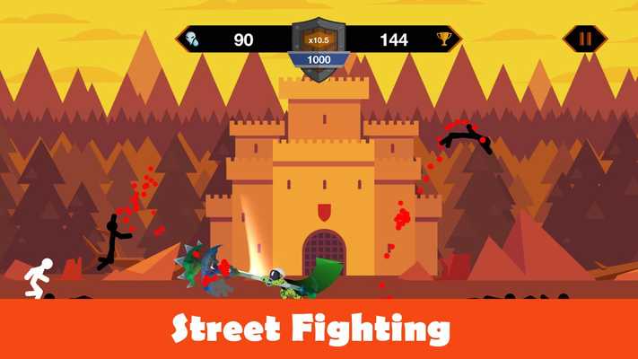 Emulate Android APK Stickman Fight - Warrior Street Fighting
