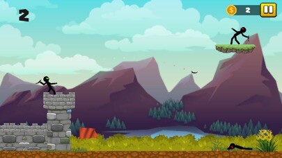 Emulate iPhone app Stickman Knife Shooter using MyAndroid