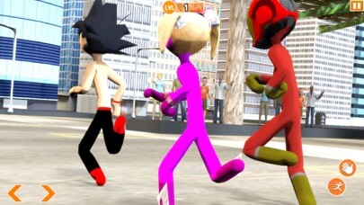 Emulate iPhone app Stickman Marathon Racing Game using MyAndroid