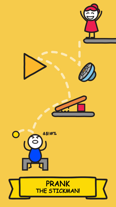 Emulate iPhone app Stickman Prank - Physics Games using MyAndroid
