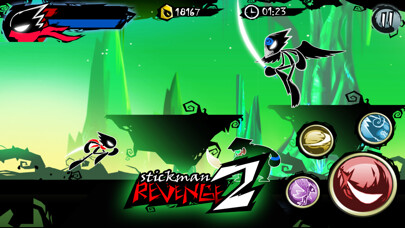 Emulate iPhone app Stickman Revenge 2 using MyAndroid
