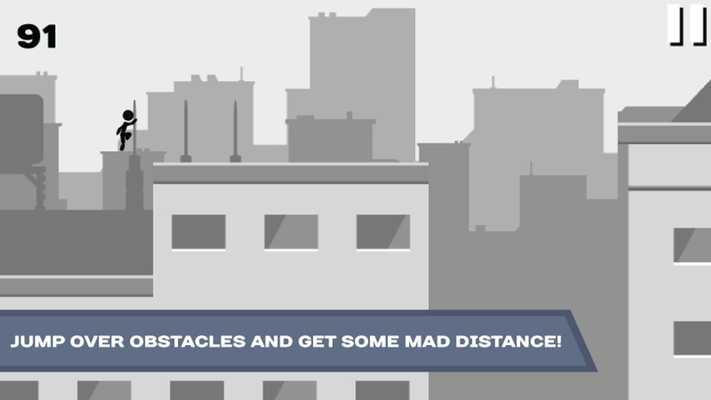 Emulate Android APK Stickman Rooftop Runner