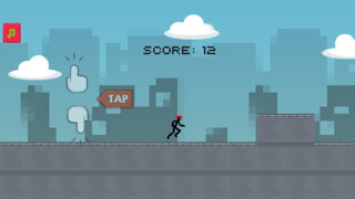 Emulate iPhone app Stickman Runner Sprint City - Jump, Dash, & Swing in Stunt Draw City 2 : Parkour Running using MyAndroid