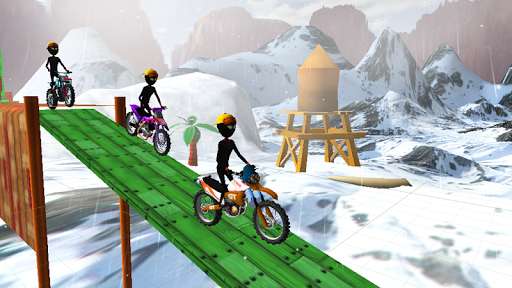 Run android online APK Stickman Snow Racer from MyAndroid or emulate Stickman Snow Racer using MyAndroid