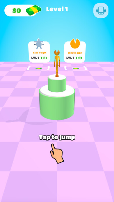 Emulate iPhone app Stickman Stomp using MyAndroid