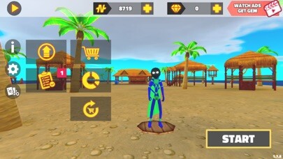Emulate iPhone app Stickman Superhero Simulator using MyAndroid Emulate iPhone app Stickman Superhero Simulator using MyAndroid