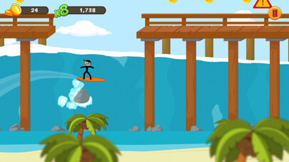 Emulate iPhone app Stickman Surfer using MyAndroid Emulate iPhone app Stickman Surfer using MyAndroid