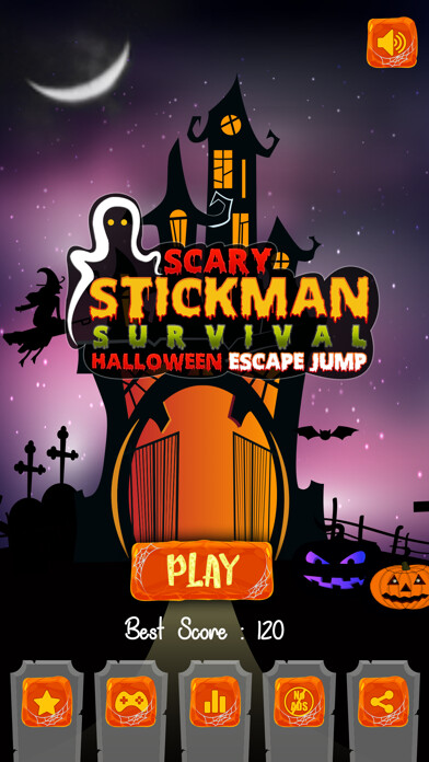 Emulate iPhone app Stickman Survival – Scary Jump using MyAndroid