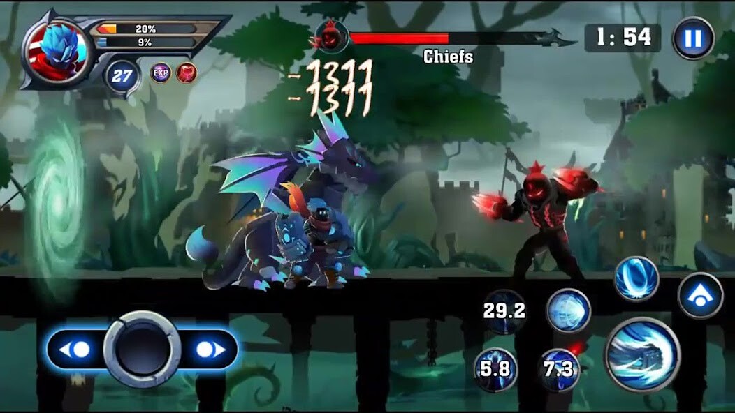 Run android online APK Stickman Warriors Super Dragon from MyAndroid or emulate Stickman Warriors Super Dragon using MyAndroid