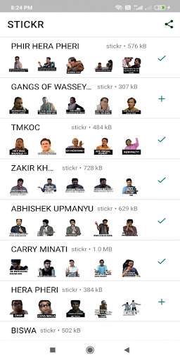 Run android online APK STICKR: All in one Hindi WA Stickers from MyAndroid or emulate STICKR: All in one Hindi WA Stickers using MyAndroid