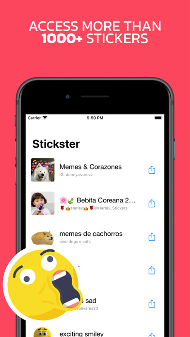 Emulate iPhone app Stickster for Messages using MyAndroid Emulate iPhone app Stickster for Messages using MyAndroid