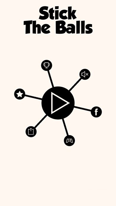 Emulate iPhone app Stick The Balls - Challenging AA Puzzle using MyAndroid