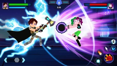 Emulate iPhone app Stick Warriors Superhero Fight using MyAndroid Emulate iPhone app Stick Warriors Superhero Fight using MyAndroid