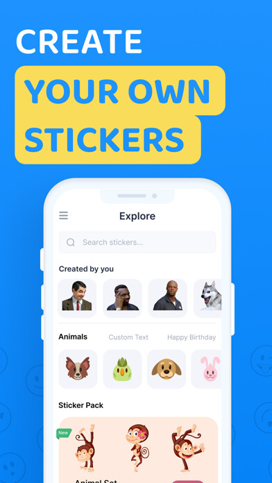 Emulate iPhone app Sticky - Make Custom Stickers using MyAndroid Emulate iPhone app Sticky - Make Custom Stickers using MyAndroid